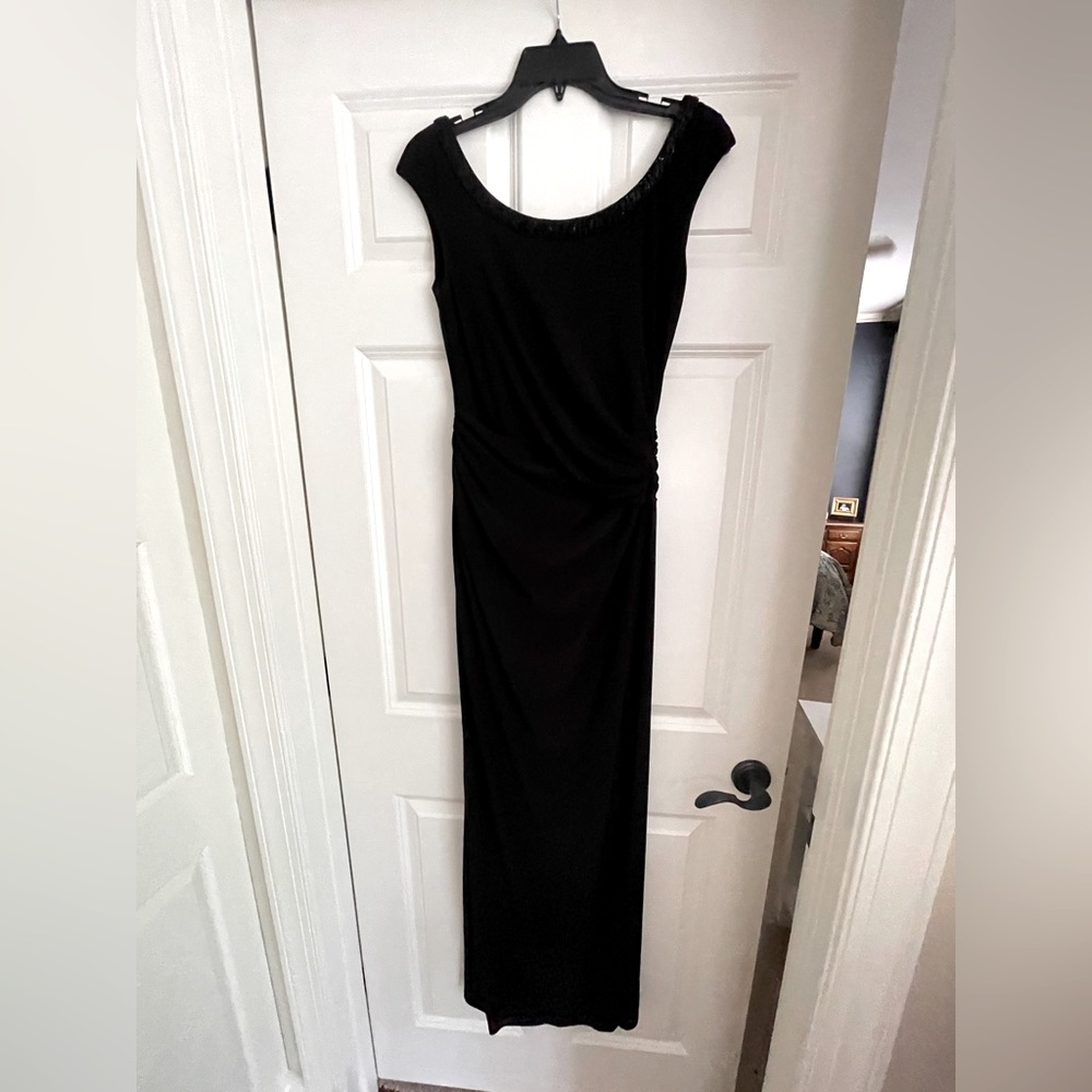 Ralph Lauren black evening gown
